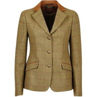 Girls Albany Tweed Wildlederkragen Taillierte Jacke